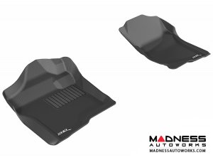 Chevrolet/ GMC Silverado Extended/ Crew Cab/ Suburban/ Taho/ Gmc Sierra/ Yukon Floor Mats (Set of 2) - Front - Black by 3D MAXpider (2007-2013)